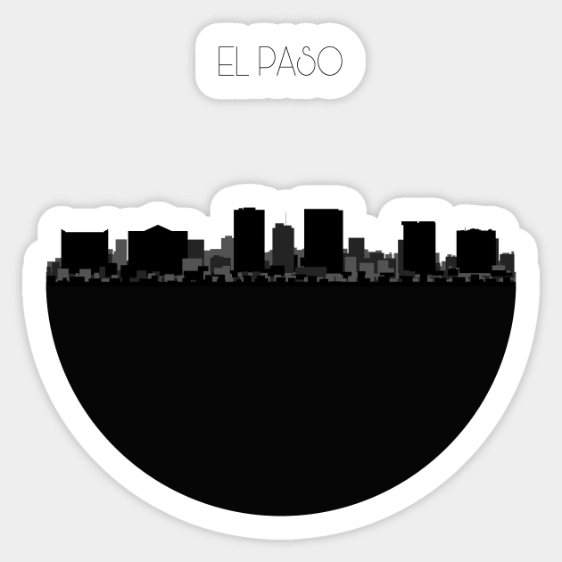 El Paso Skyline Sticker by inspirowl